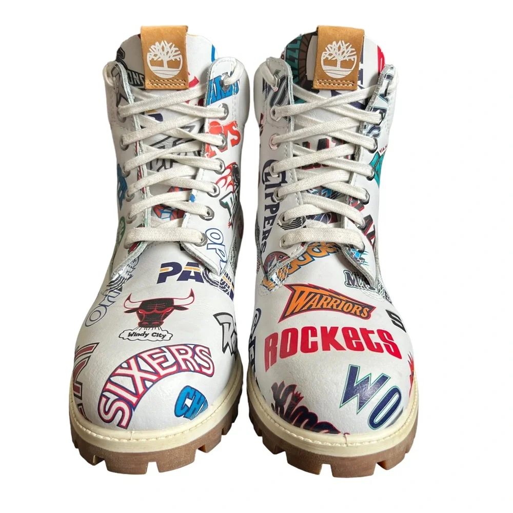 Timberland NBA Mitchell & Ness x NBA “East Meets West” Premium Size 9.5 … - Picture 3 of 15